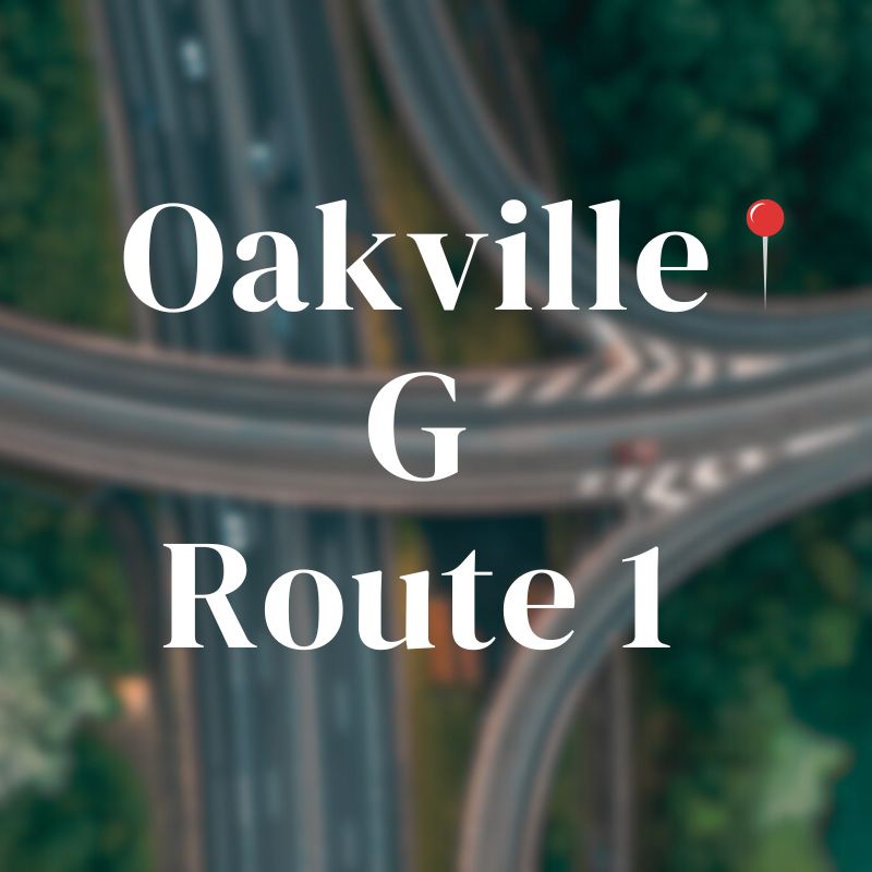 Oakville Route1 Drive Test Centre Routes GrayJays Driving School